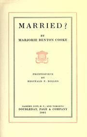Cover of: Married?