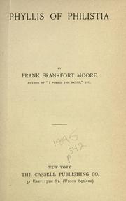 Cover of: Phyllis of Philistia by Frank Frankfort Moore