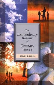 Cover of: The extraordinary nature of ordinary things