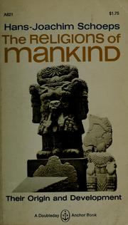 Cover of: The religions of mankind by Hans Joachim Schoeps