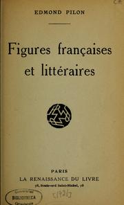 Cover of: Figures françaises et littéraires.