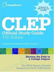 Cover of: CLEP Official Study Guide by College Board