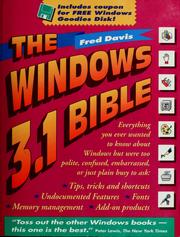 Cover of: The Windows 3.1 bible by Frederic E. Davis