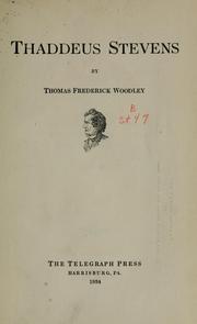 Cover of: Thaddeus Stevens