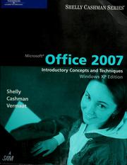 Cover of: Microsoft Office 2007 by Gary B. Shelly
