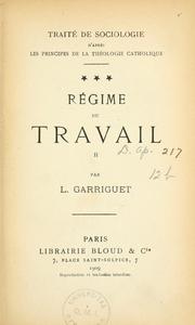 Cover of: Traité de sociologie d'après les principes de la théologie catholique