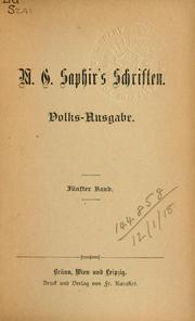 Cover of: Schriften by Moritz Gottlieb Saphir, Moritz Gottlieb Saphir