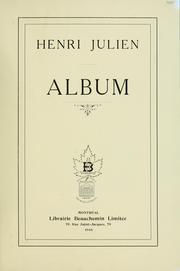 Cover of: Album by Henri Julien