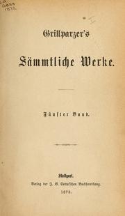 Cover of: Sämmtliche Werke