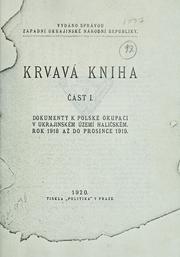 Cover of: Krvavá kniha