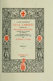 Cover of: Vita Christi