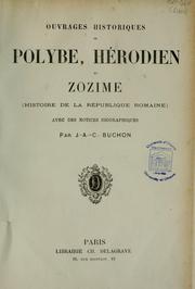 Cover of: Ouvrages historiques de Polybe, Hérodien et Zozime by Polybe