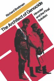 Cover of: The architect of genocide by Richard Breitman