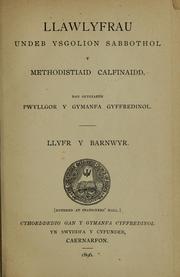 Cover of: Llyfr a Barnwyr: gyda rhagarweiniad a nodiadau eglurhaol