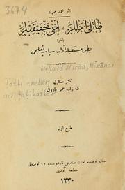 Cover of: Ṭatli emeller, aci ḥaḳīḳatler