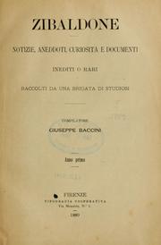 Zibaldone by Giuseppe Baccini
