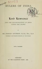 Cover of: Lord Lawrence by Aitchison, C. U. Sir