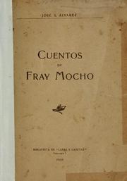 Cover of: Cuentos de Fray Mocho by Fray Mocho