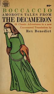 Cover of: Amorous tales from the Decameron