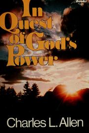 Cover of: In quest of God's power. by Charles Livingstone Allen