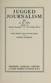 Cover of: Jugged Journalism by A. B. Cox