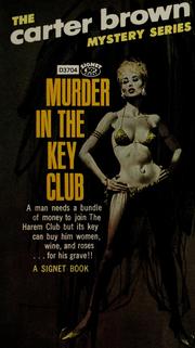 Cover of: Murder in the Key Club