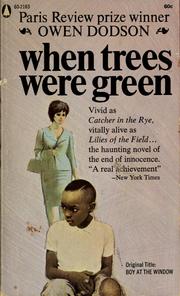 Cover of When trees were green