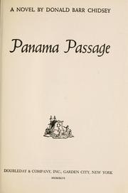 Cover of: Panama passage. by Donald Barr Chidsey