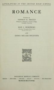 Cover of: Romance by Briggs, Thomas Henry