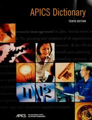 Cover of: APICS dictionary by 