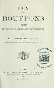 Fous et bouffons by Paul Moreau
