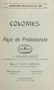 Cover of: Colonies et pays de protectorats by J. Charles-Roux, J. Charles-Roux