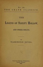 Cover of: The Legend of Sleepy Hollow by Washington Irving