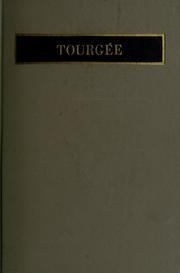 Cover of: Albion W. Tourgée. by Theodore L. Gross