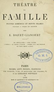 Cover of: Théâtre de famille: petites comédies et petits drames faciles à jouer en société