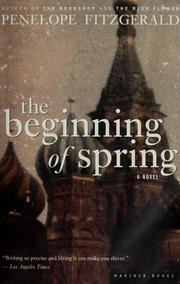 Cover of: Beginning of spring by Penelope Fitzgerald