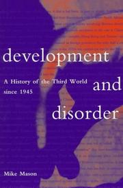 Cover of: Development and Disorder by Mike Mason, USA