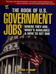 Cover of: The book of U.S. government jobs by Dennis V. Damp