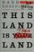 Cover of: This land is their land