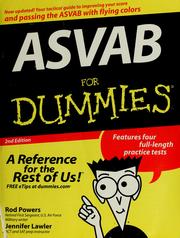 Cover of: ASVAB for dummies