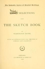 Cover of: Eight [i. e. Nine] selections from the Sketch book