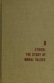 Cover of: Ethics, the study of moral values by Mortimer J. Adler