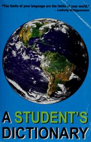 Cover of: A student's dictionary & gazetteer