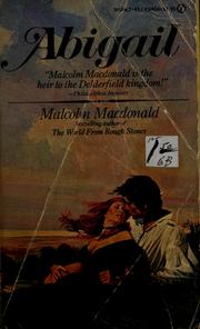 Cover of: Abigail by Malcolm MacDonald