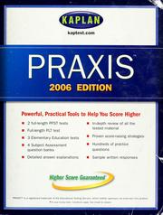 Cover of: Praxis 2006
