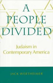 A people divided by Jack Wertheimer