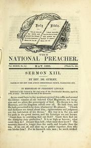 Cover of: The National preacher and the prayer-meeting | P. D. Gurley