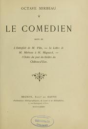 Cover of: Le Comédien by Octave Mirbeau