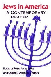 Cover of: Jews in America: a contemporary reader