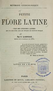 Petite flore latine by Pierre Larousse